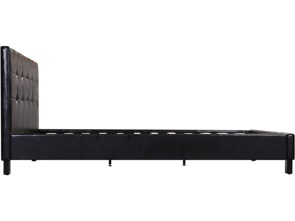 Cama "Julia" - 140 x 190 cm - Preto