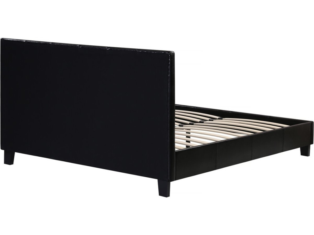 Cama "Julia" - 140 x 190 cm - Preto