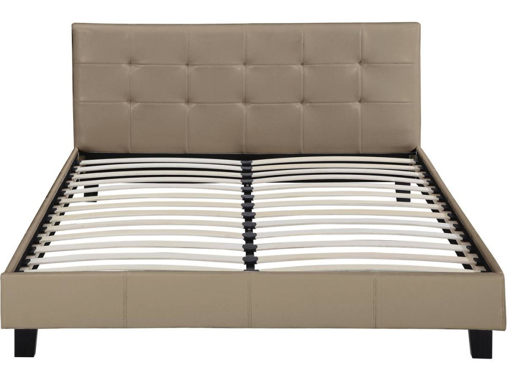 Cama"Julia" - 160 x 200 cm - Acastanhada
