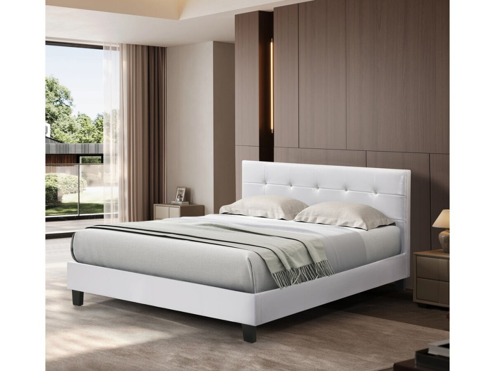 Cama"Julia" - 160 x 200 cm - Branco