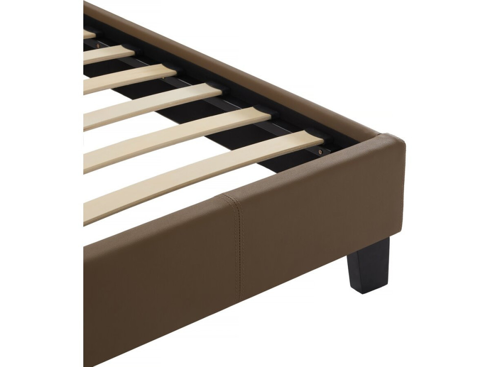 Cama LED "Maria" - 140 x 190 cm - Taupe