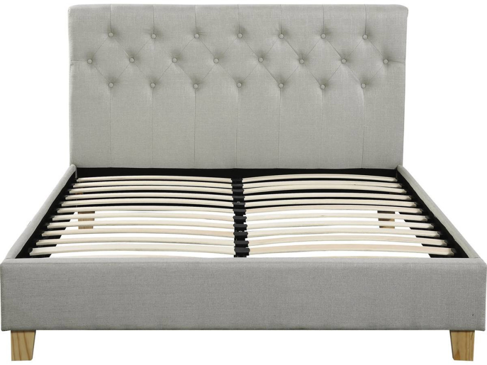 Cama "Emmy" - 160 x 200 cm - Bege