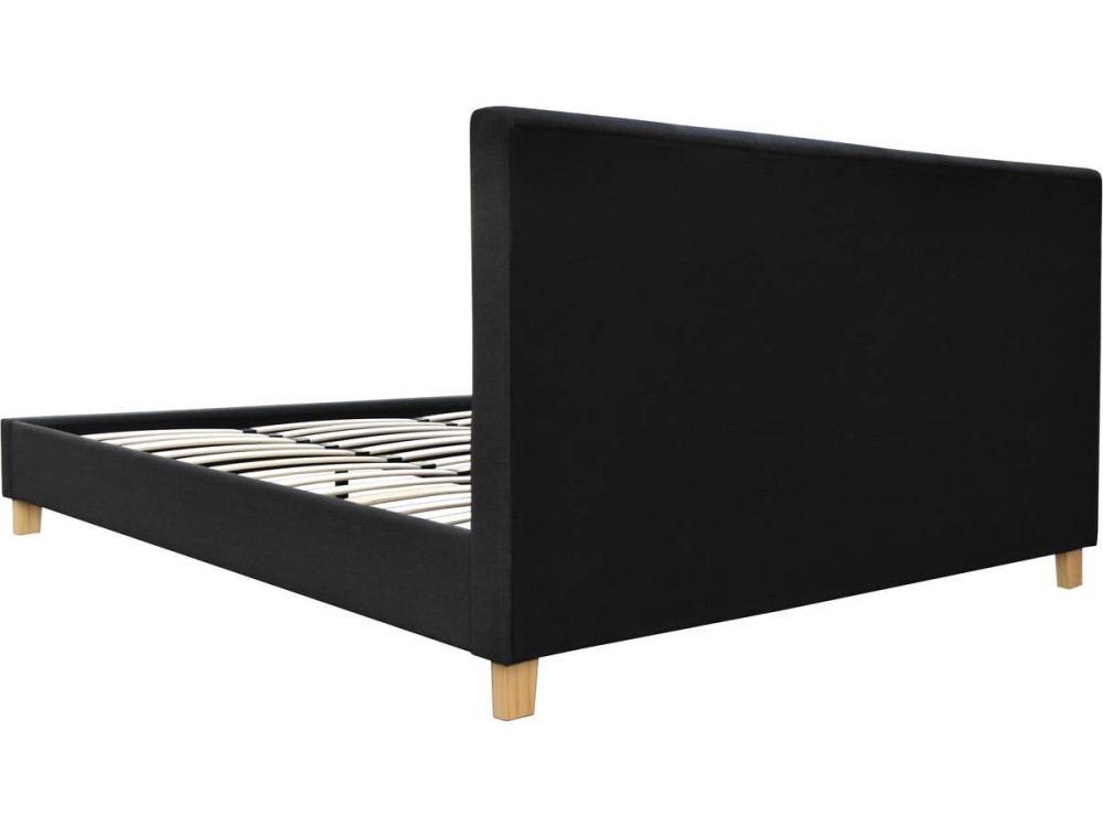 Cama "Emmy" - 180 x 200 cm - Cinza escuro -