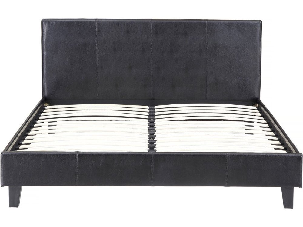 Cama "Lina" - 140 x 190 cm - Preto