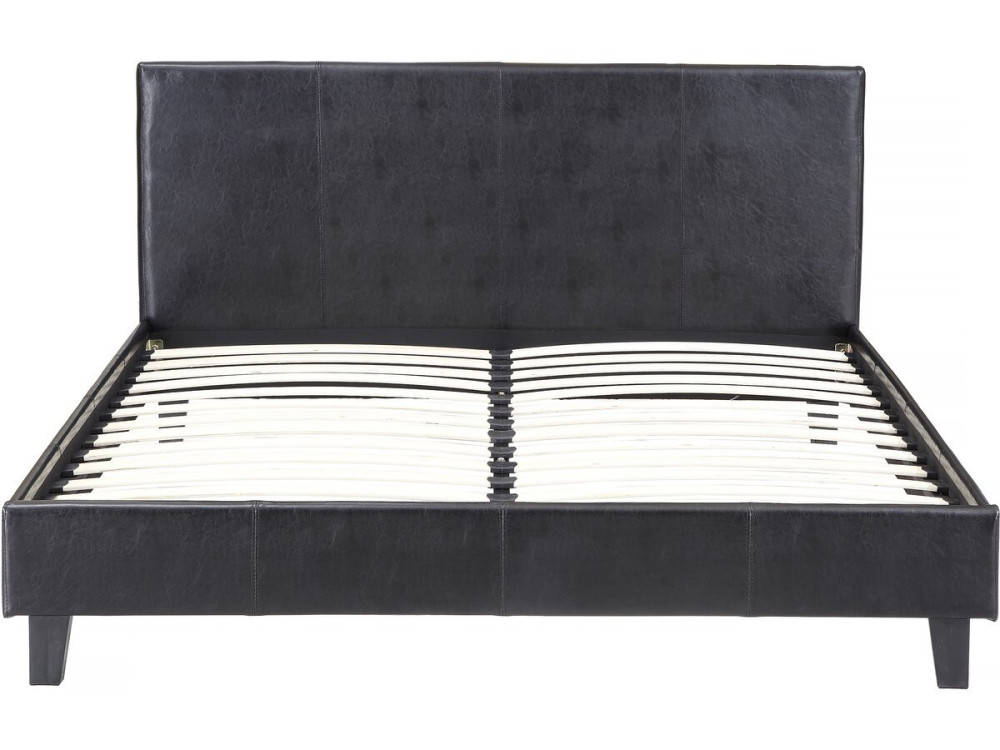 Cama "Lina" - 160 x 200 cm - Preto