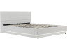 Cama LED com baú "Anastasia" - 160 x 200 cm - Branco