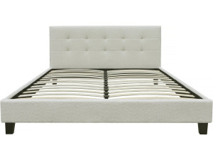 Cama atoalhada "Julia" 140x190cm - Creme