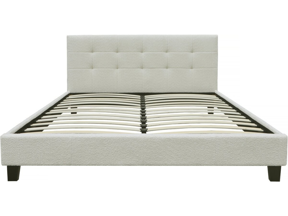 Cama atoalhada "Julia" 140x190cm - Creme
