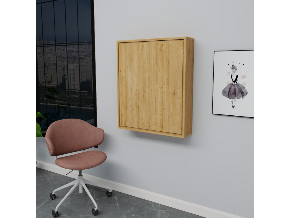 Mesa de maquilhagem em madeira "Sedir" - 90 x 59 x 74 cm - Bege