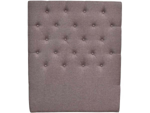 Cabeceira acolchoada “Déco” - 99 cm - Taupe - Tecido