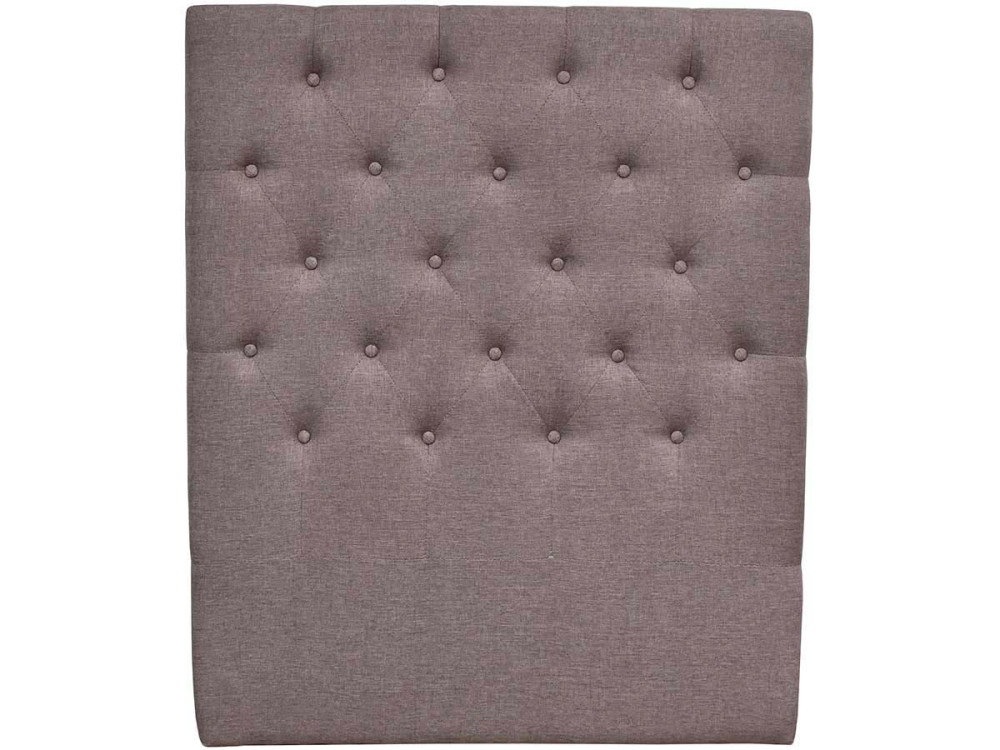 Cabeceira acolchoada “Déco” - 99 cm - Taupe - Tecido