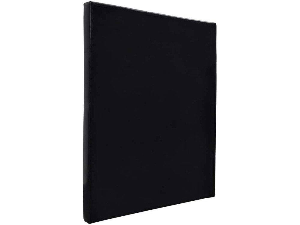Cabeceira acolchoada “Déco” - 99 cm - Preto - PVC