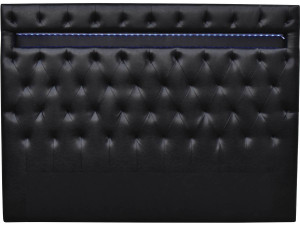 Cabeceira LED “Déco” - 149 cm - Preto