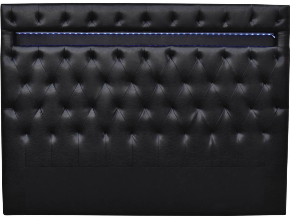Cabeceira LED “Déco” - 149 cm - Preto
