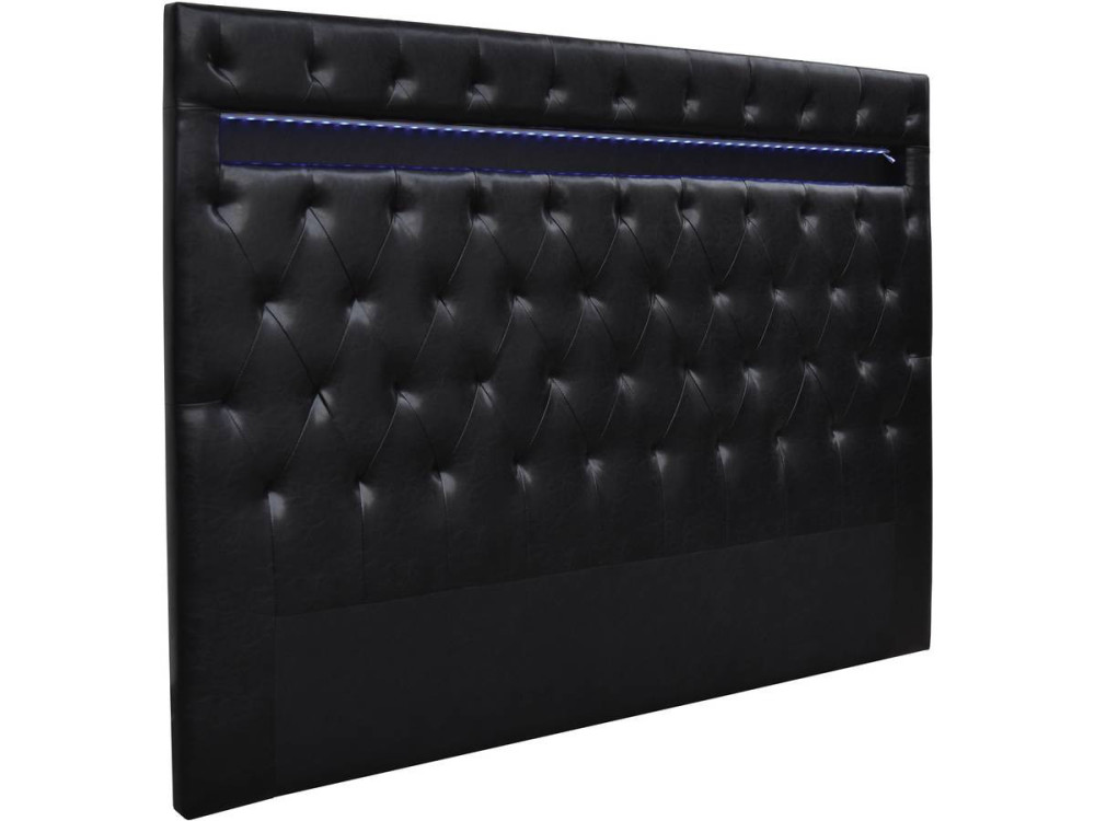 Cabeceira LED “Déco” - 149 cm - Preto