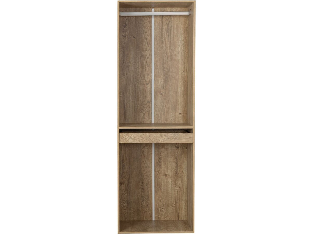 Roupeiro "Opéra" com espaço para pendurar e suporte para calças - 60 x 45 x 180 cm - Bege
