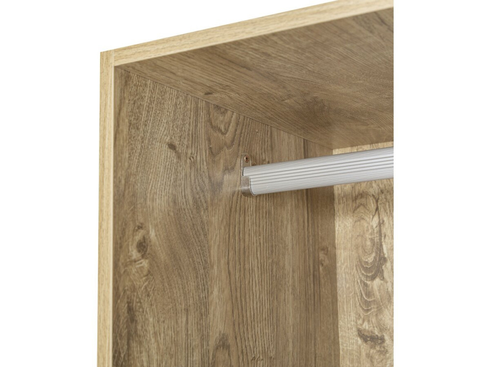 Roupeiro "Opéra" com espaço para pendurar e suporte para calças - 60 x 45 x 180 cm - Bege