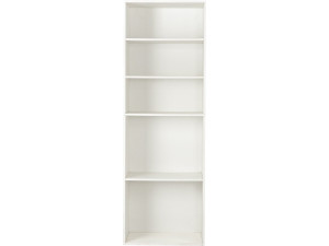 Roupeiro "Opéra" com 5 prateleiras - 60 x 45 x 180 cm - Branco