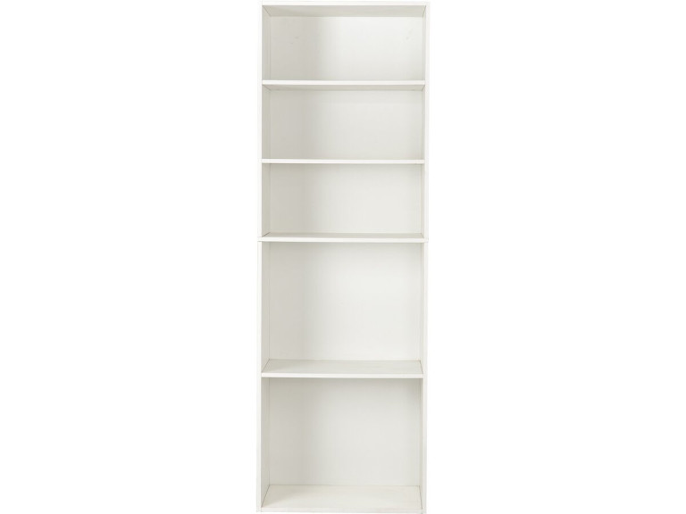 Roupeiro "Opéra" com 5 prateleiras - 60 x 45 x 180 cm - Branco
