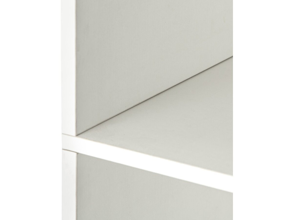 Roupeiro "Opéra" com 5 prateleiras - 60 x 45 x 180 cm - Branco