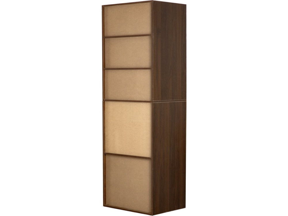 Armário "Opéra" com 5 prateleiras - 60 x 45 x 180 cm - Castanho