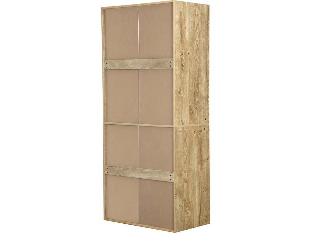Roupeiro "Opéra" com 4 gavetas e 1 espaço para pendurar - 80 x 45 x 180 cm - Bege