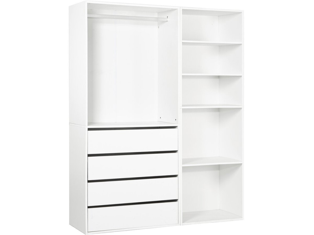 Conjunto de toucador modular "Opera" - 2 unidades - Branco