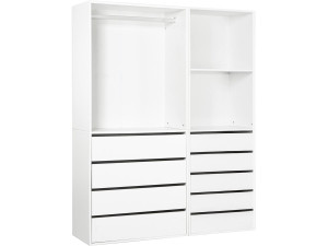 Conjunto de toucador modular "Opera" - 2 unidades - Branco