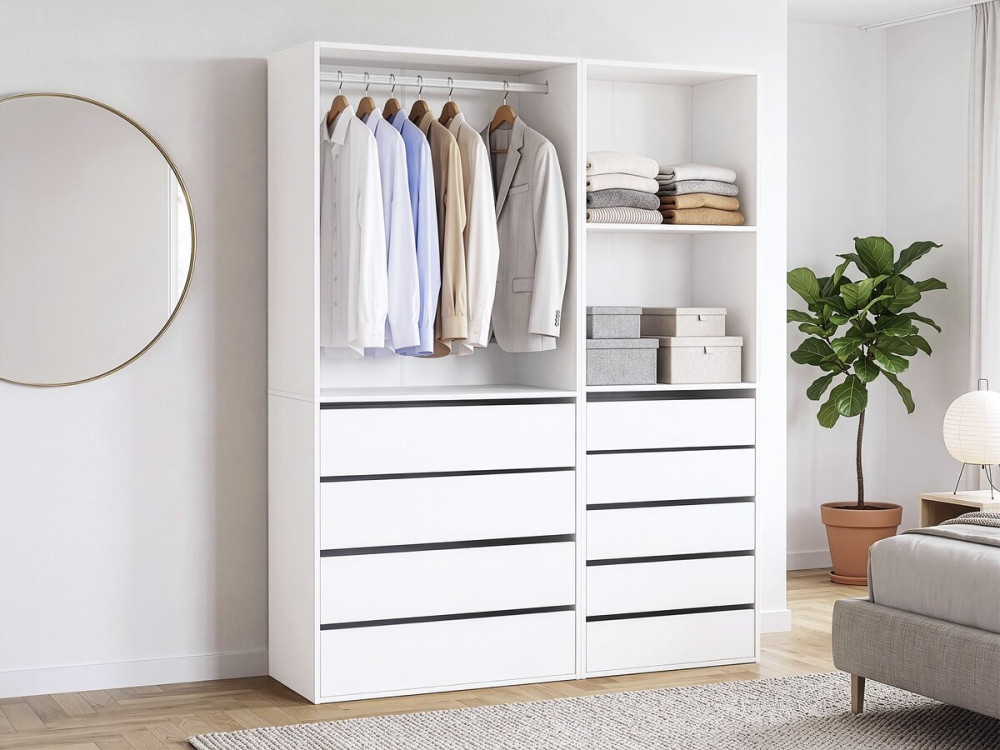 Conjunto de toucador modular "Opera" - 2 unidades - Branco