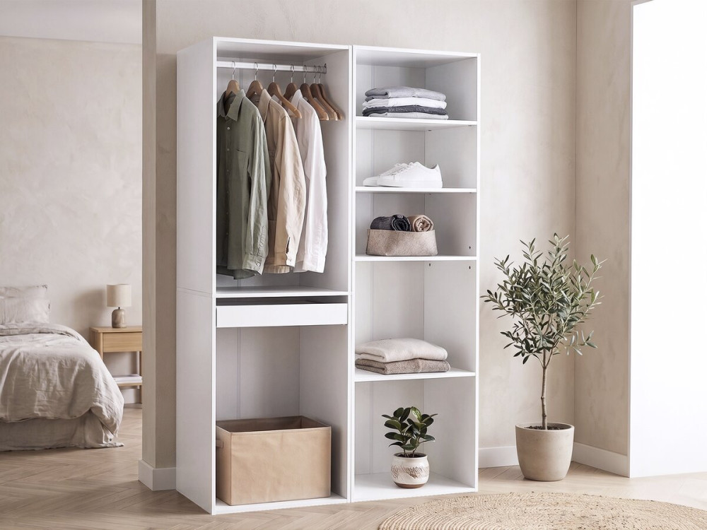 Conjunto de toucador modular "Opera" - 2 unidades - Branco