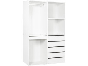 Conjunto de toucador modular "Opera" - 2 unidades - Branco