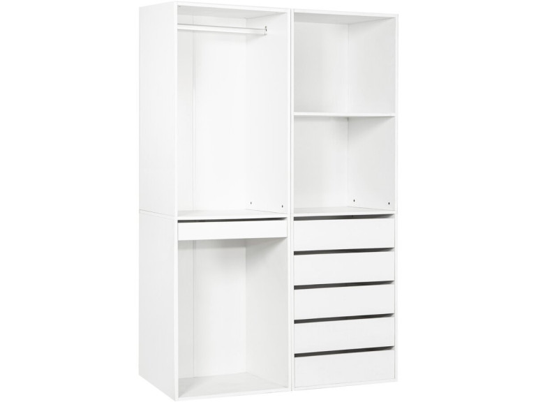 Conjunto de toucador modular "Opera" - 2 unidades - Branco