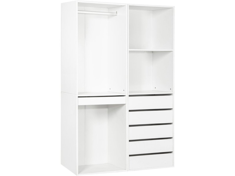 Conjunto de toucador modular "Opera" - 2 unidades - Branco