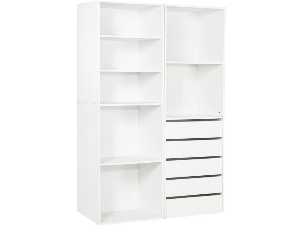 Conjunto de toucador modular "Opera" - 2 unidades - Branco