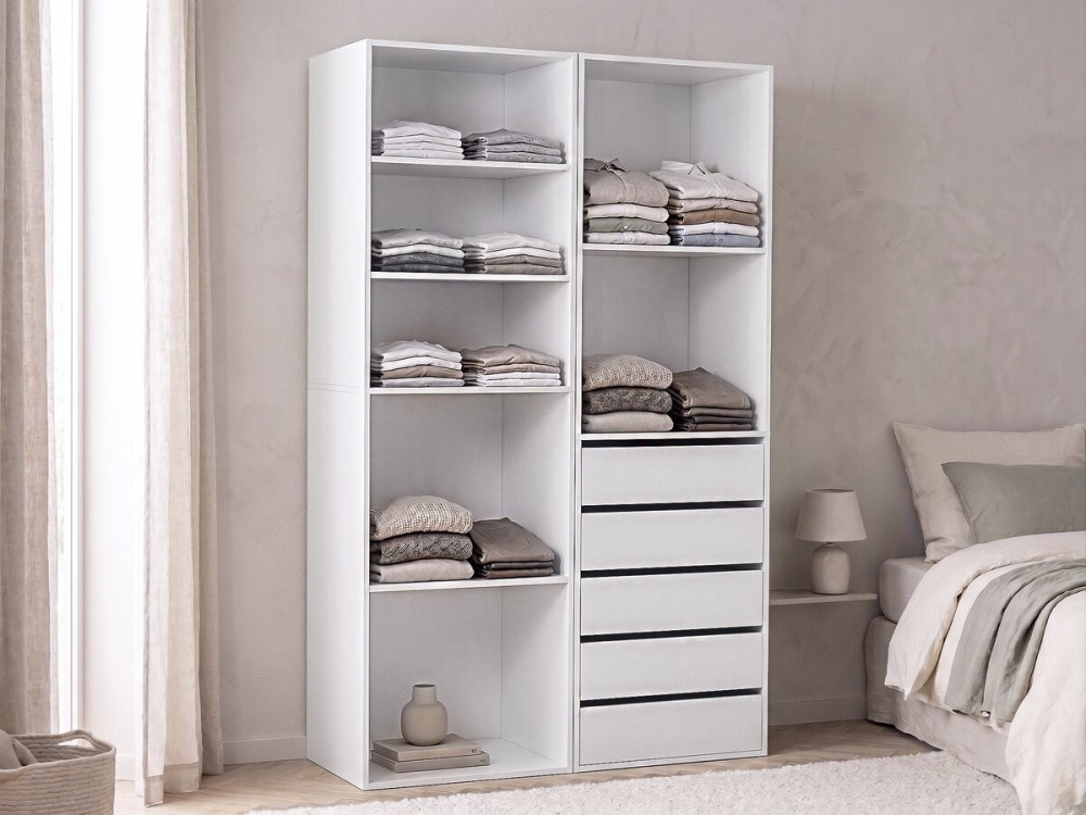Conjunto de toucador modular "Opera" - 2 unidades - Branco