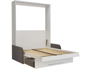 Cama rebatível KYM SOFA 3" - 140 x 200 cm - Branco