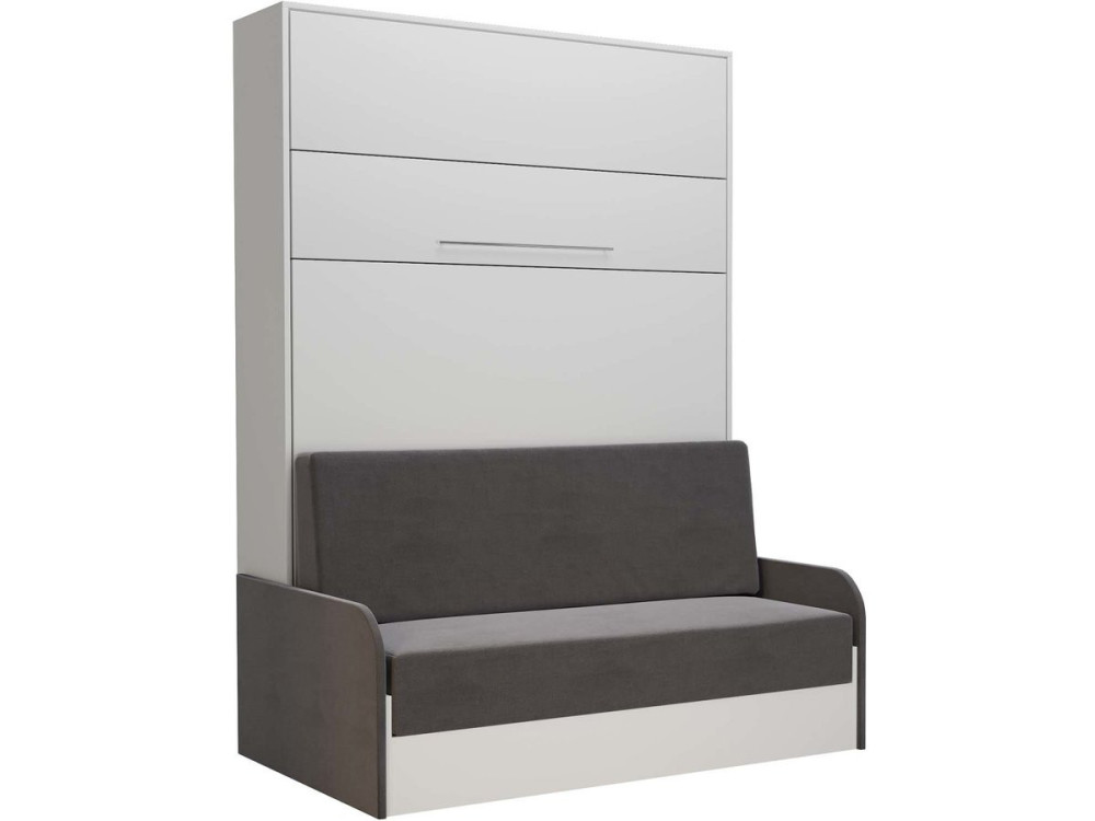 Cama rebatível KYM SOFA 3" - 140 x 200 cm - Branco
