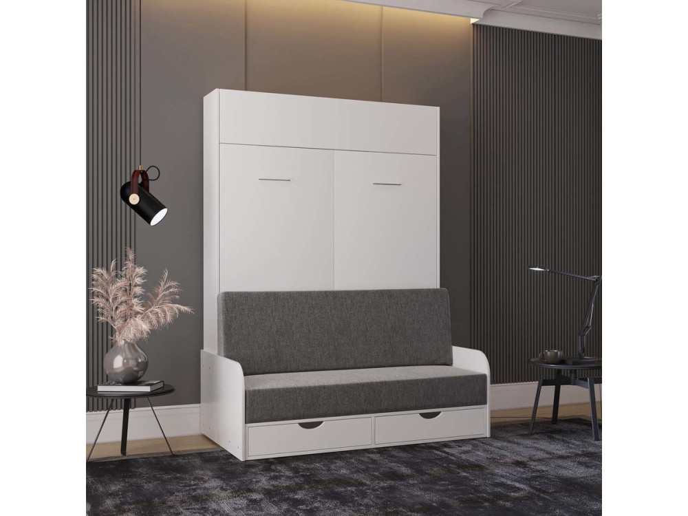 NYD SOFA 5" cama rebatível - 140 x 200 cm - Branco