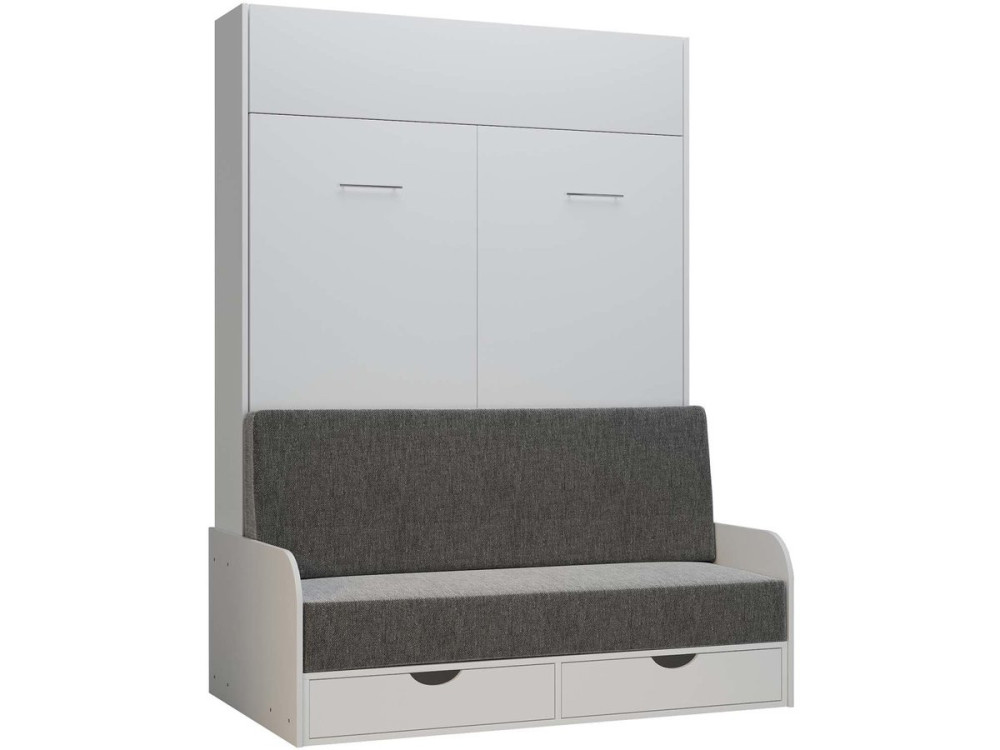 NYD SOFA 5" cama rebatível - 140 x 200 cm - Branco