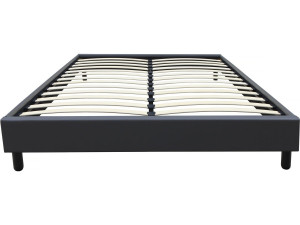 Estrado "Andy" - 160 x 200 cm - PVC - Cinza antracite