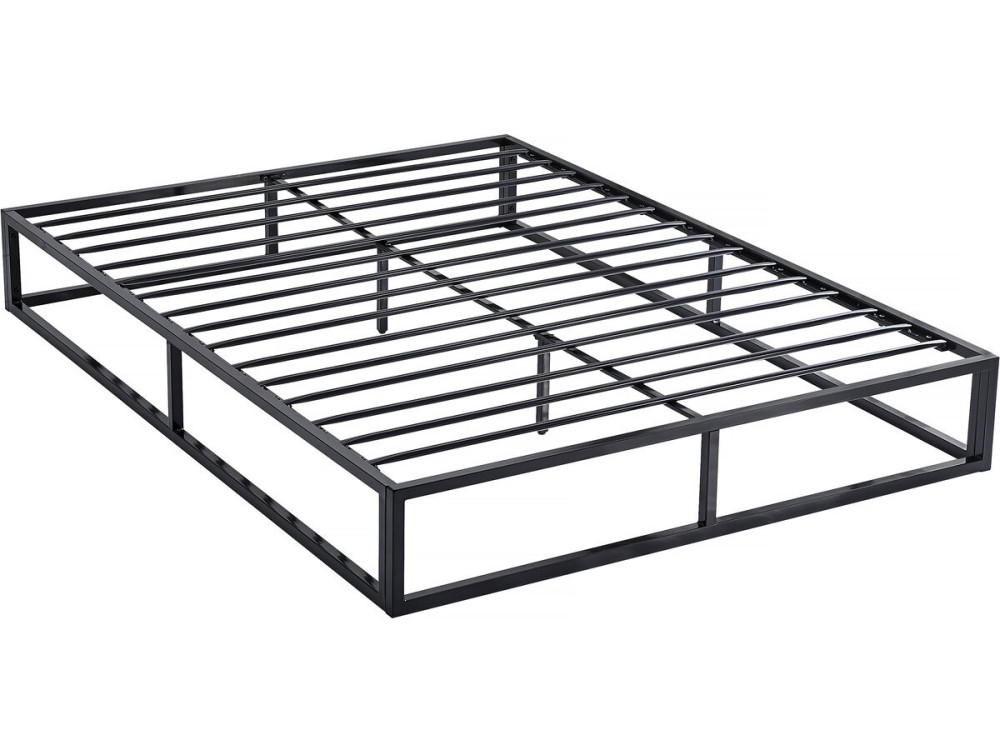 Estrutura de cama metálica 140 x 190 - Preto