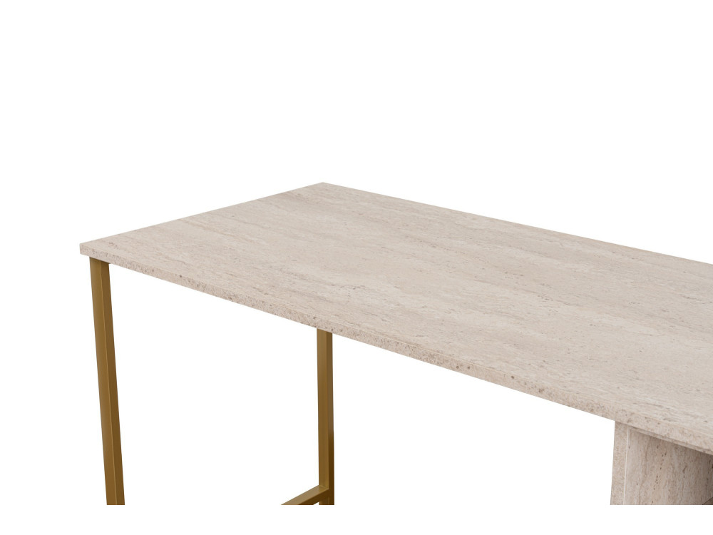 Secretária de estudo Twin - 240 x 60 x 74 cm - TravertinOr