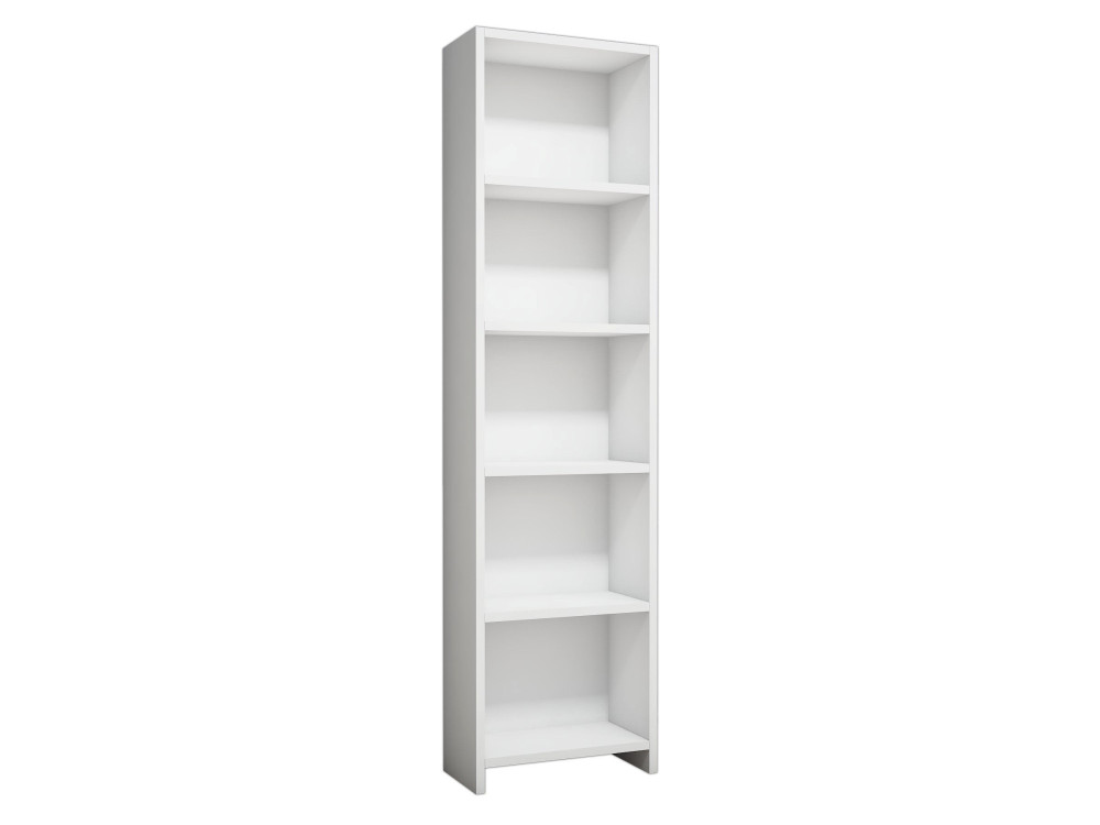 Estante de madeira "Barkin" - 40 x 19 x 150 cm - Branco