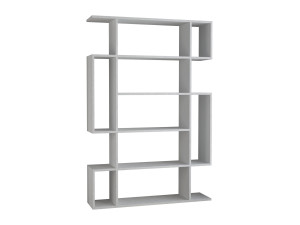 Estante de madeira "Mito" - 110 x 25 x 161 cm - Branco