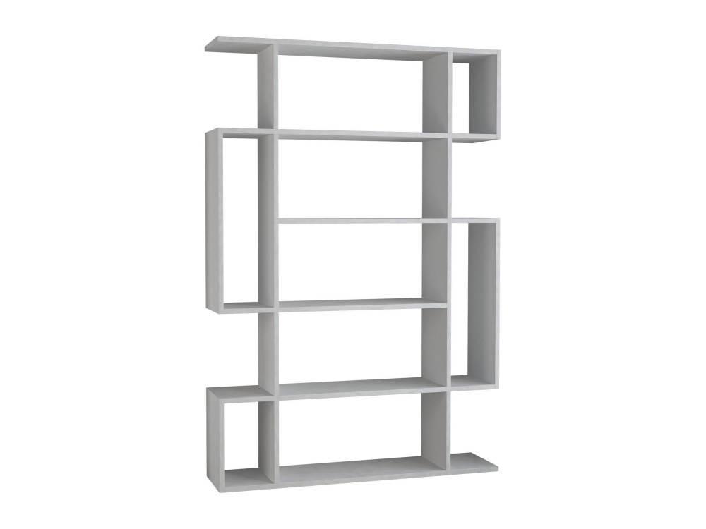 Estante de madeira "Mito" - 110 x 25 x 161 cm - Branco