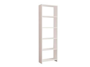 Estante de madeira "New" - 50 x 19 x 160 cm - Branco