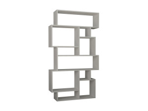 Estante de madeira "Karmato" - 96 x 25 x 168 cm - Branco