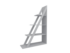 Estante de madeira "Arven" - 100 x 29 x 150 cm - Branco