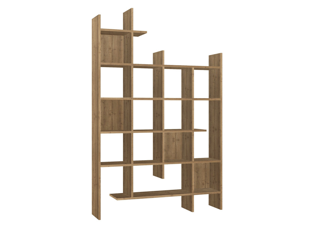 Estante de madeira "Manco" - 122 x 25 x 188 cm - Hitit