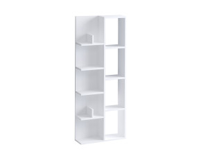 Estante de madeira "Viva" - 60 x 18 x 150 cm - Branco